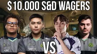 Shotzzy & Huke Play $10.000 WAGERS vs Neptune In 3v3 S&D 