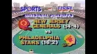 1984 USFL Week 19 - Divisional Playoff - Generals vs. Stars
