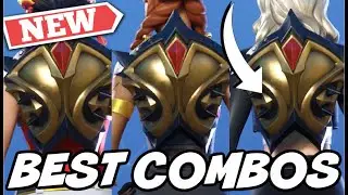 BEST COMBOS FOR *NEW* GOLD STYLE OF ETERNAL SHIELD BACKBLING! - Fortnite
