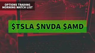 Options Trading Watch List: $TSLA $NVDA $AMD