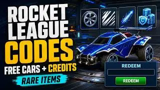Rocket League Codes 2026 🔥 Unlock FREE Cars, Credits & Rare Items with NEW Redeem Codes!