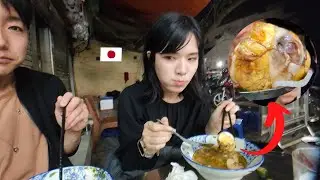 福岡女子、初めてのホビロン（孵化する直前のアヒルの卵）＆ベトナム語で自己紹介
