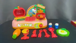 8 minutes unboxing hello kitty apple kitchen ASMR #trending #unboxtoy #asmrunboxing #japantoys