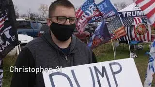Lone Protestor at Trump's Altoona Pennsylvania Rally Faces Abuse