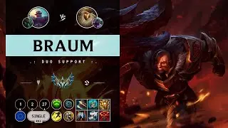 Braum Support vs Bard - EUW Challenger Patch 14.11