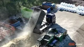 Igangkjøring av Orkel DENS-X Kompakor hos Eikeland Transport og Flisespikkeri AS.