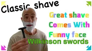גילוח מפלסטיק - גילוח קלאסי Wilkinson swords - plastic shave #classicshave 58