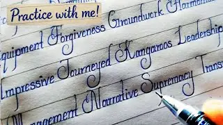 A to Z Handwriting | Beautiful & Satisfying Writing | Handwriting Improvement