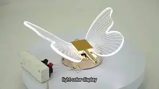 Butterfly Led Wall Light For Bedside Stair