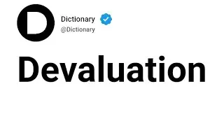 Devaluation Meaning In English
