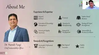 Sustainable Corp. Strategy by Naresh Tyagi Chief Sustainability Officer Aditya Birla Fashion Retail