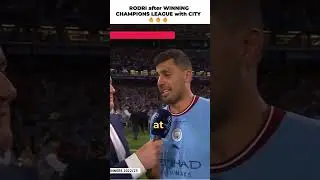 RODRI on WINNING GOAL for CITY 🔥   in CHAMPIONS LEGAUE FINAL🏆#shorts