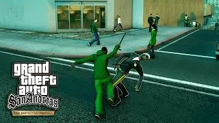 GTA SAN ANDREAS HIGHLIGHT: CJ GETS SURPRISE HIT THEN RETURNS WITH EPIC FACE STRIKE