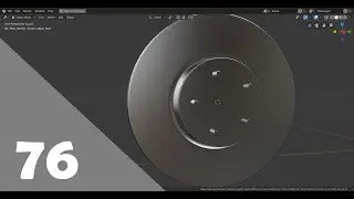 Урок по моделированию автомобиля в Blender 2.8 &mdash; Часть 76 (Тормозной диск)