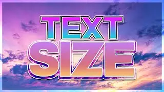 Text SIZE Tutorial (Photopea/Photoshop)