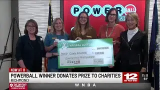 Midlothian woman wins lottery; donates it all to charities