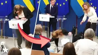 Министр здравоохранения Швеции рухнул во время пресс-конференции