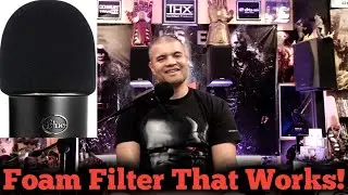 Blue Yeti X Mic Foam Pop Filter Cover That Works!