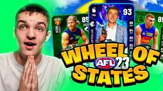 The AFL 23 Pro Team WHEEL OF STATES!