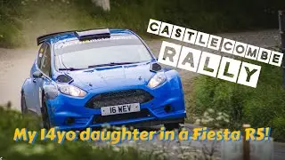 My 14 yo daughter competes in a Fiesta R5 rally car!
