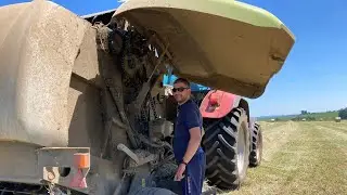 Fenaison &agrave; Hubermont &agrave; quelques jours du d&eacute;but de l'&eacute;t&eacute;