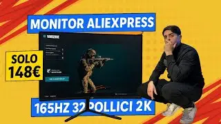 il MONITOR DA GAMING PIU' ECONOMICO | 32 pollici 165hz 2k da aliexpress