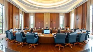 HRH the Crown Prince and Prime Minister chairs the weekly Cabinet Meeting