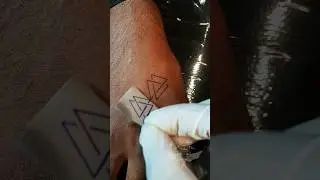 Three Triangle Tattoo🔺️ Tattoo meaning 👉 reflect the connection between Earth, Heaven and Hell.&nbsp;#ink