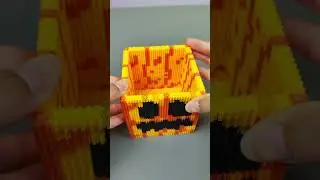 How to Make a Minecraft Pumpkin for Halloween | LEGO Build Tutorial