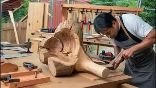 Colorful Coffee Table Design | 23-Year-Old Artist's Woodworking Project Is Incredibly Unique
