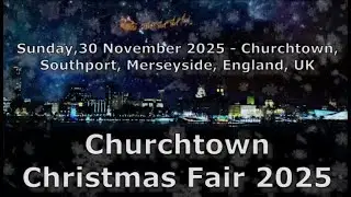Music at the Churchtown Village Christmas Fair 2025 - Southport, Merseyside, England, UK
