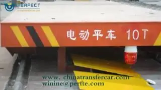 Steel plant bus bar operated  rail trolley