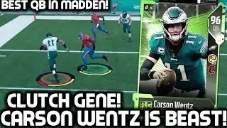 CARSON WENTZ IS CLUTCH! BEST QB IN MADDEN! Madden Ultimate Team 18