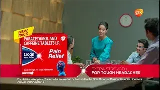Crocin Pain Relief - Extra Strength for Tough Headaches - English TR