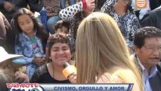 Civismo, orgullo y amor en el desfile por la independencia del Per&uacute;