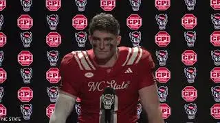 NC State EDGE Cian Slone press conference after 24-17 win over ECU