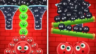 🤣 3&times;3 Games competition/ Hide balls VS Draw To Smash 🆚 Lucky Balls 2048 Gameplay Walkthrough part 27