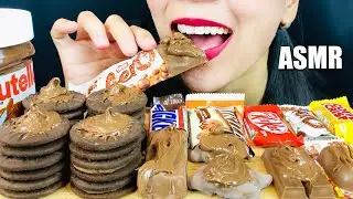 ASMR CHOCOLATE, NUTELLA PARTY | LaniEats ASMR