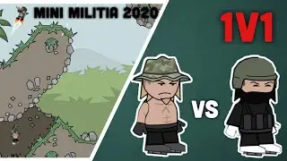 MINI MILITIA 2020 GAMEPLAY! ( VOLCANIC VS IPADKING ) V5.2 [ Doodle Army 2: Mini Militia ]