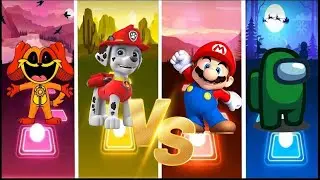 Smiling Critters 🆚 Paw Patrol 🆚 Super Mario 🆚 Among Us 🎶 Who is best Best EDM Rush✅ 1