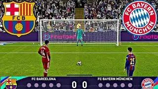 BARCELONA VS BAYERN MUNCHEN FULL PENALTY SHOOTOUT | BAR VS BAY HIGHLIGHTS | FT. MESSI VS RONALDO
