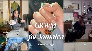 Pre-Trip Glow Up ✨ | GRWM, Maintenance & Packing for Jamaica 🇯🇲