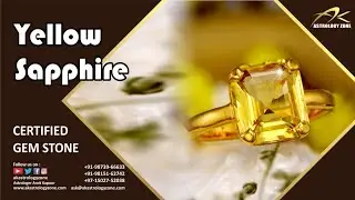 YELLOW SAPPHIRE CERTIFICATE GEM STONES | BY #AMITKAPOOR