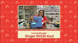 Singer S0235 azul | Aula de Manejo