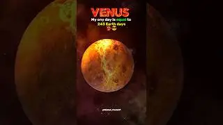How Long is a Day on Earth, Mars, and Venus? #earth #mars #venus #science