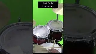 How to Play Ska Drum Rhythm Easy method : Part 3 #shorts
