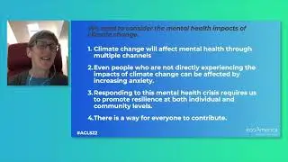 Day 3: Mental Health + Our Changing Climate  Impacts, Inequities, Responses 3.6