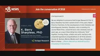K. Barry Sharpless from Scripps Research wins Nobel Prize in Chemistry