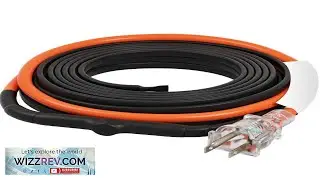 VEVOR Self Regulating Pipe Heating Cable 12FT 5W FT Heat Tape for Pipes Freeze