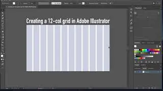 Create a 12 columns grid in Adobe Illustrator